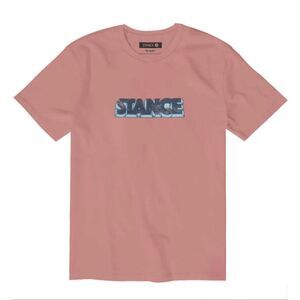 STANCE - NWOT Unisex Size Small The Crew Tee in "Dusty Rose"
